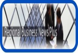 Regional Business News Plus over a picture of skyscrapers